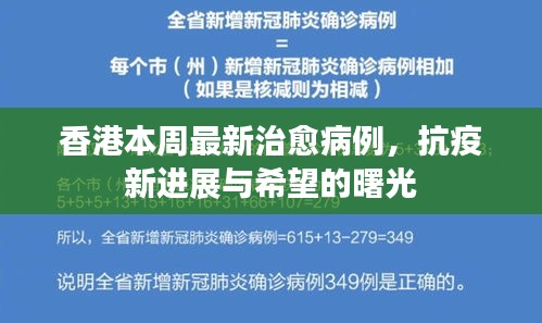 香港本周最新治愈病例，抗疫新进展与希望的曙光