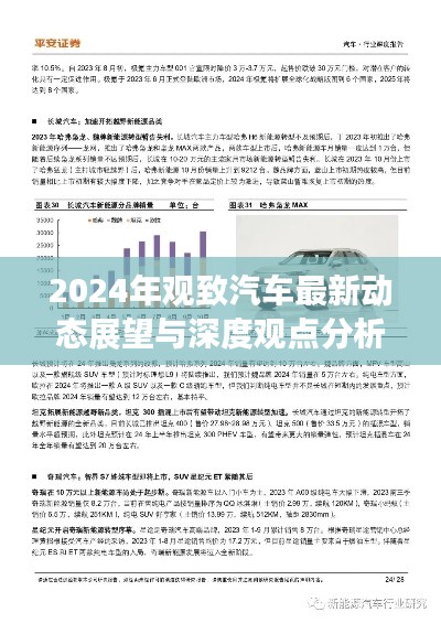 2024年观致汽车最新动态展望与深度观点分析