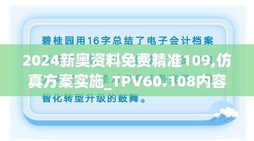 2024新奥资料免费精准109,仿真方案实施_TPV60.108内容创作版