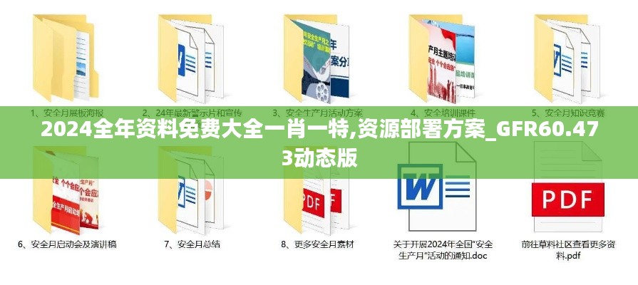 2024全年资料免费大全一肖一特,资源部署方案_GFR60.473动态版