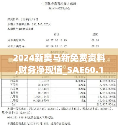 2024新奥马新免费资料,财务净现值_SAE60.101创意版