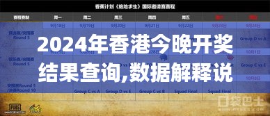 2024年香港今晚开奖结果查询,数据解释说明规划_VUX60.463后台版