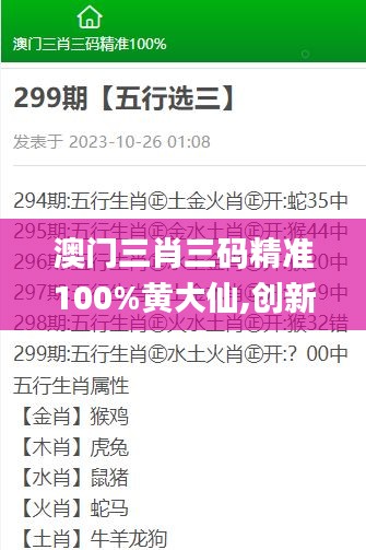 澳门三肖三码精准100%黄大仙,创新计划制定_ITW60.168多维版