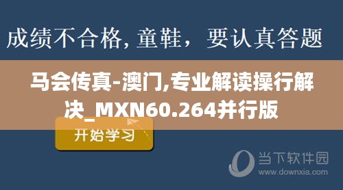 马会传真-澳门,专业解读操行解决_MXN60.264并行版