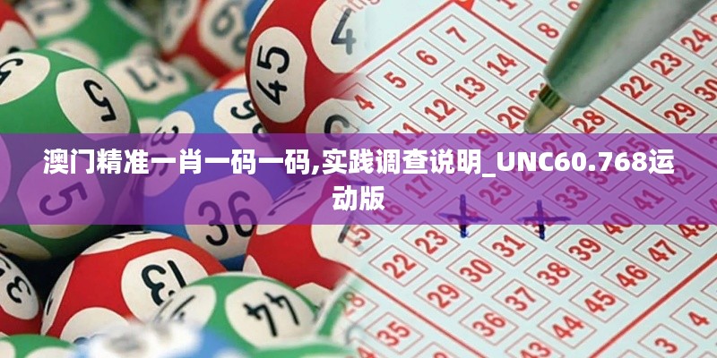 澳门精准一肖一码一码,实践调查说明_UNC60.768运动版