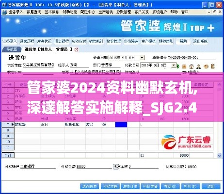 管家婆2024资料幽默玄机,深邃解答实施解释_SJG2.41.55稀有版