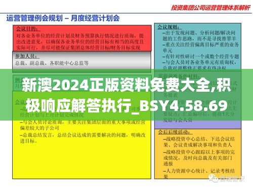 新澳2024正版资料免费大全,积极响应解答执行_BSY4.58.69变革版