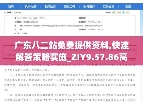 广东八二站免费提供资料,快速解答策略实施_ZIY9.57.86高端体验版