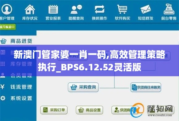 新澳门管家婆一肖一码,高效管理策略执行_BPS6.12.52灵活版