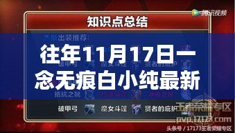 往年11月17日一念无痕白小纯最新篇章深度解析与概述