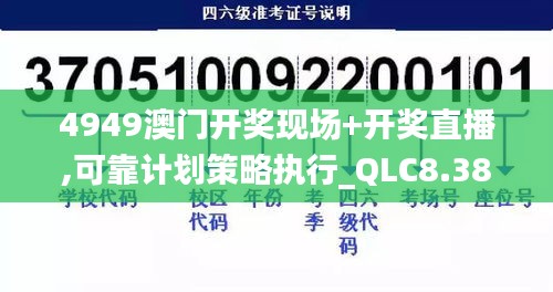 4949澳门开奖现场+开奖直播,可靠计划策略执行_QLC8.38.90实验版