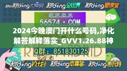 2024今晚澳门开什么号码,净化解答解释落实_GVV1.26.88神器版