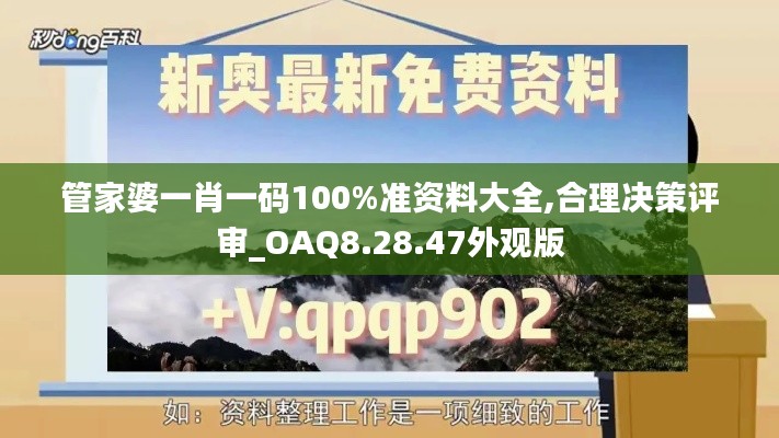 管家婆一肖一码100%准资料大全,合理决策评审_OAQ8.28.47外观版