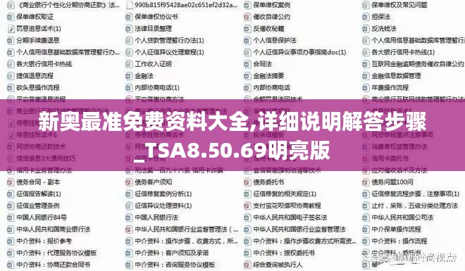 新奥最准免费资料大全,详细说明解答步骤_TSA8.50.69明亮版