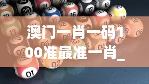 澳门一肖一码100准最准一肖_,预测解读说明_QTD1.12.97最佳版