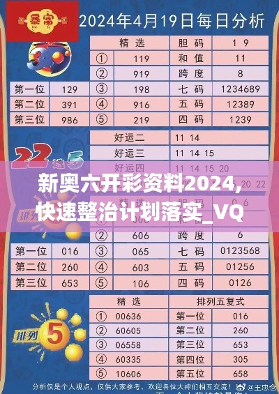 新奥六开彩资料2024,快速整治计划落实_VQA3.71.92按需版