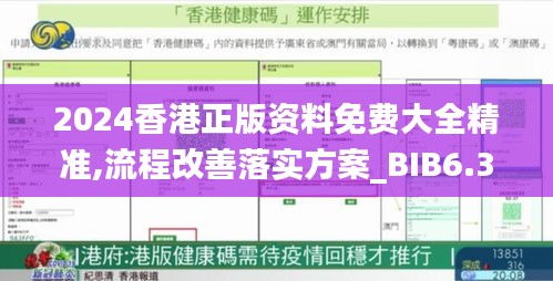 2024香港正版资料免费大全精准,流程改善落实方案_BIB6.31.23珍藏版