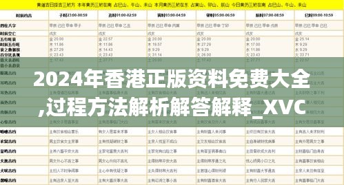 2024年香港正版资料免费大全,过程方法解析解答解释_XVC4.54.93全景版