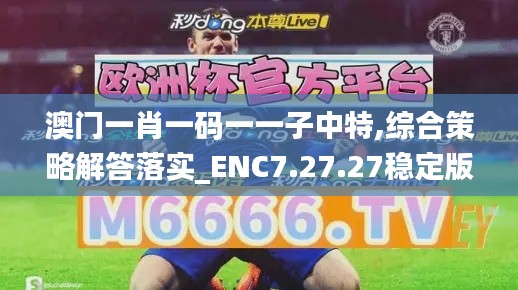 澳门一肖一码一一子中特,综合策略解答落实_ENC7.27.27稳定版