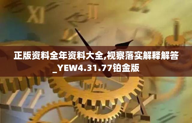 正版资料全年资料大全,视察落实解释解答_YEW4.31.77铂金版