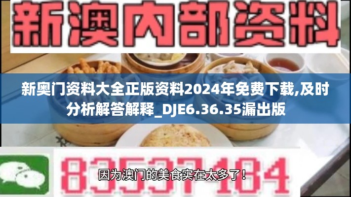 新奥门资料大全正版资料2024年免费下载,及时分析解答解释_DJE6.36.35漏出版