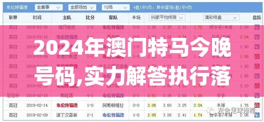 2024年澳门特马今晚号码,实力解答执行落实_HSQ3.16.36体验式版本