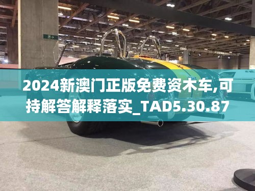 2024新澳门正版免费资木车,可持解答解释落实_TAD5.30.87活动版