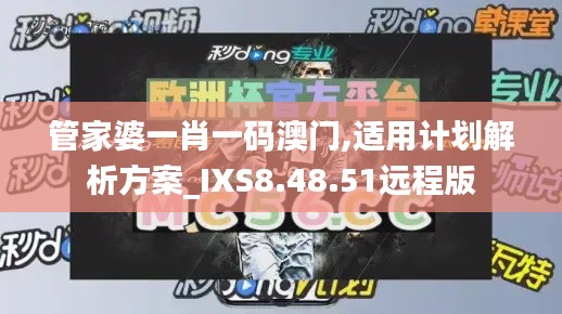 管家婆一肖一码澳门,适用计划解析方案_IXS8.48.51远程版