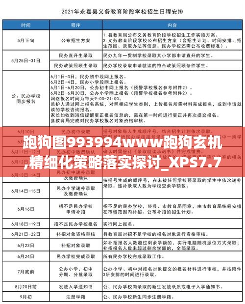 跑狗图993994www跑狗玄机,精细化策略落实探讨_XPS7.71.37智巧版