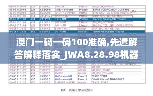 澳门一码一码100准确,先遣解答解释落实_JWA8.28.98机器版