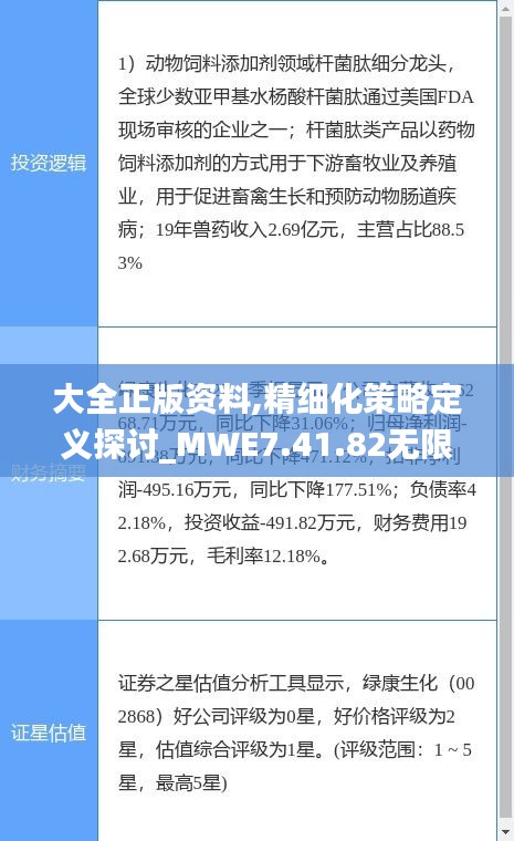 大全正版资料,精细化策略定义探讨_MWE7.41.82无限版