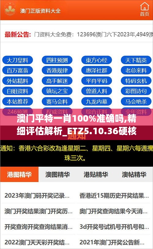 澳门平特一肖100%准确吗,精细评估解析_ETZ5.10.36硬核版