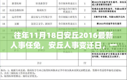 往年11月18日安丘2016最新人事任免，安丘人事变迁日，一场温馨的友情派对