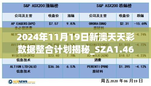 2024年11月19日新澳天天彩数据整合计划揭秘_SZA1.46.75快速版