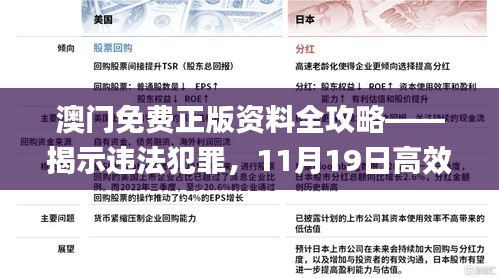 澳门免费正版资料全攻略——揭示违法犯罪，11月19日高效管理与解答策略_ZMR4.61.55版