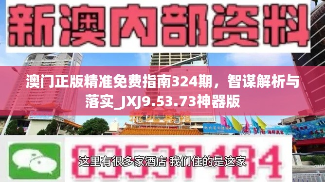 澳门正版精准免费指南324期，智谋解析与落实_JXJ9.53.73神器版