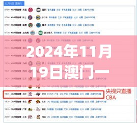 2024年11月19日澳门一码一肖一特一中直播详解与计划分析_IUM4.22.68私密版