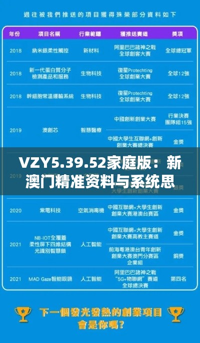 VZY5.39.52家庭版：新澳门精准资料与系统思维的深度解析