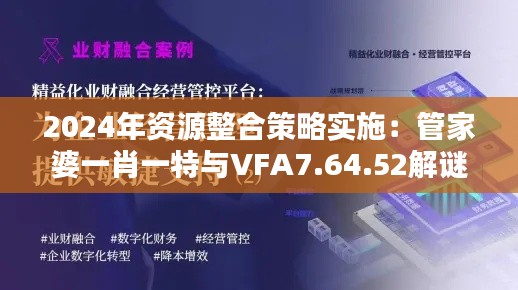 2024年资源整合策略实施：管家婆一肖一特与VFA7.64.52解谜版