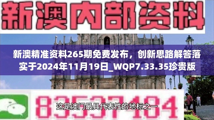 新澳精准资料265期免费发布，创新思路解答落实于2024年11月19日_WQP7.33.35珍贵版