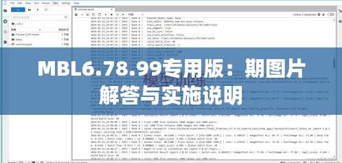 MBL6.78.99专用版：期图片解答与实施说明