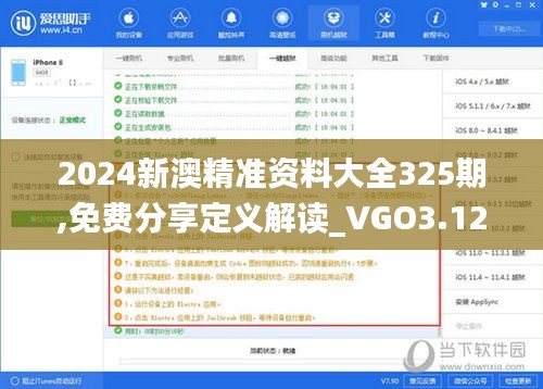 2024新澳精准资料大全325期,免费分享定义解读_VGO3.12.36体验版