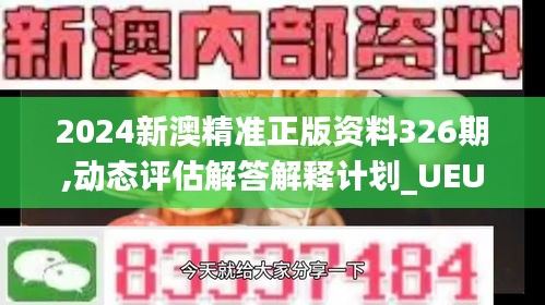 2024新澳精准正版资料326期,动态评估解答解释计划_UEU1.17.91发布版