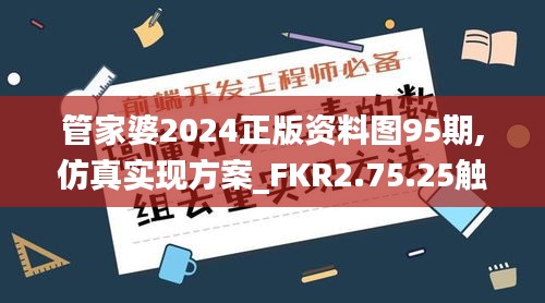 管家婆2024正版资料图95期,仿真实现方案_FKR2.75.25触控版