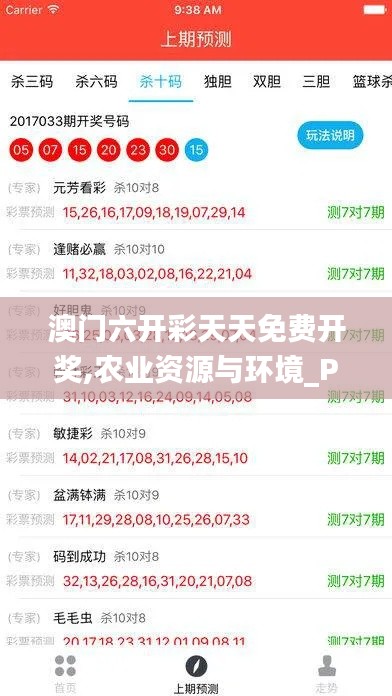 澳门六开彩天天免费开奖,农业资源与环境_PXO7.49.35尊享版