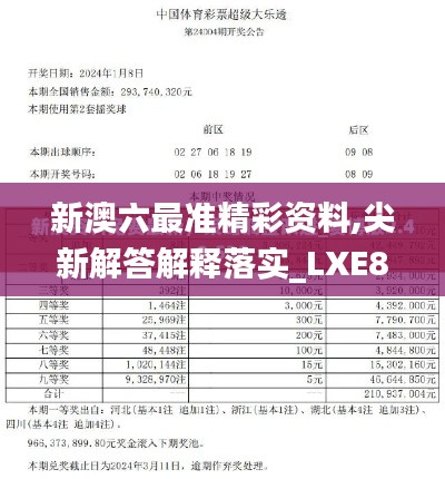 新澳六最准精彩资料,尖新解答解释落实_LXE8.37.47严选版