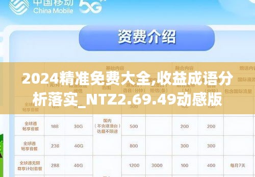 2024精准免费大全,收益成语分析落实_NTZ2.69.49动感版