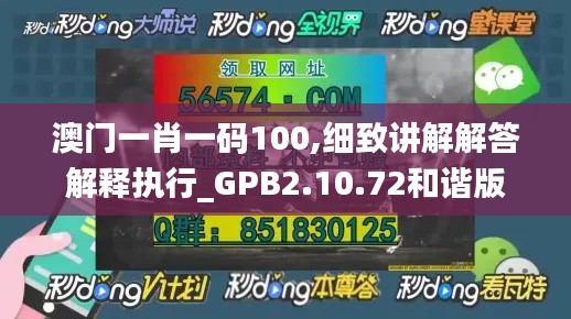 澳门一肖一码100,细致讲解解答解释执行_GPB2.10.72和谐版