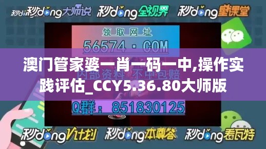 澳门管家婆一肖一码一中,操作实践评估_CCY5.36.80大师版