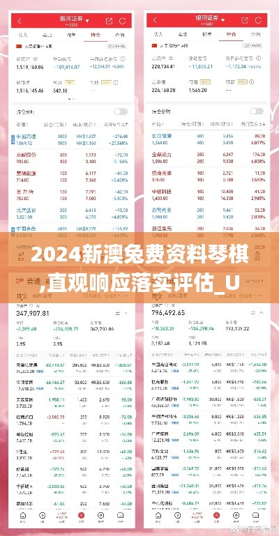 2024新澳兔费资料琴棋,直观响应落实评估_USU4.64.68幻想版